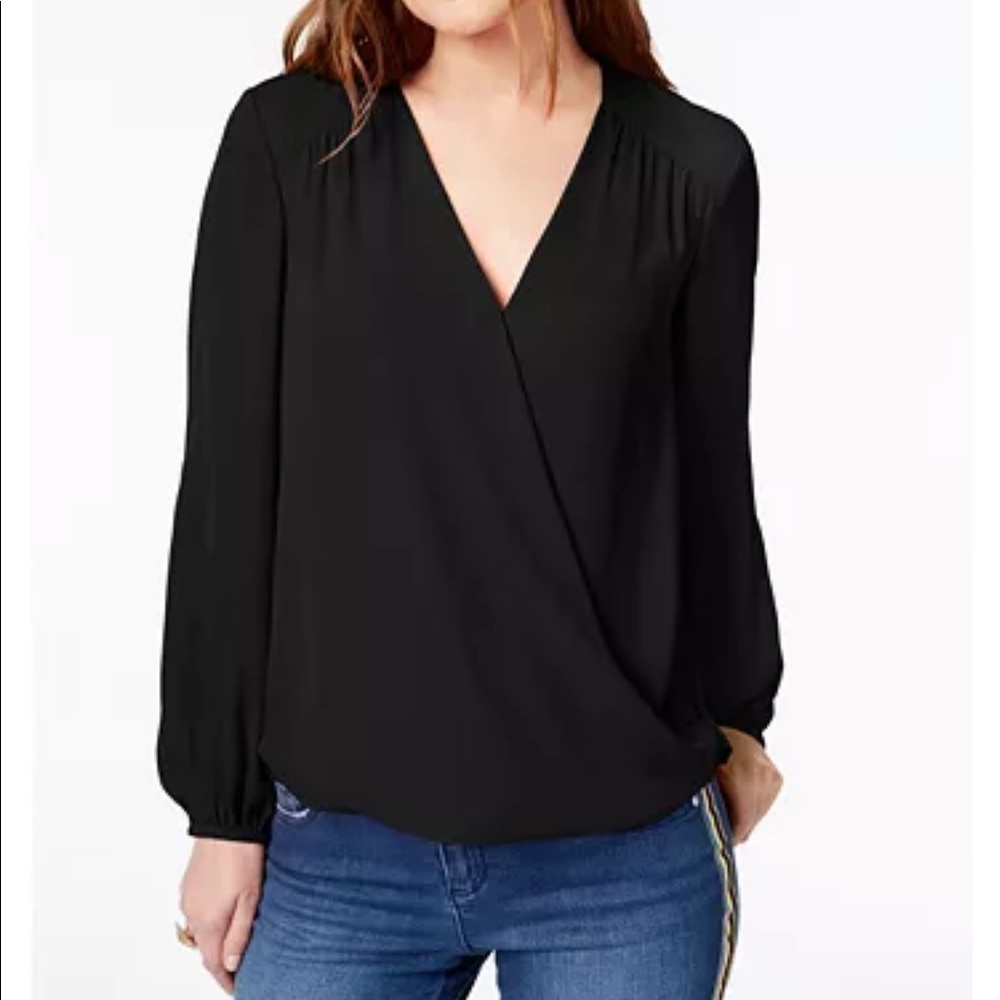 INC International Concepts Wrap Long Sleeve Small